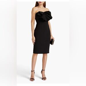 Badgley Mischka Black Satin Gown NWT